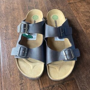 New Dr. Brinkmann Men's Slipper Mules House Shoes Brown Size 48